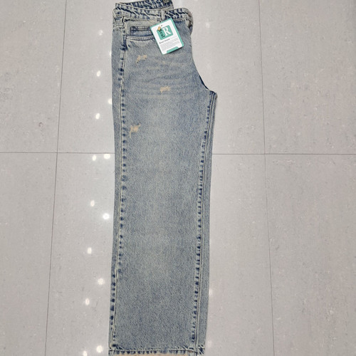 شلوار جین بگ آبی تیره تینت لاوین