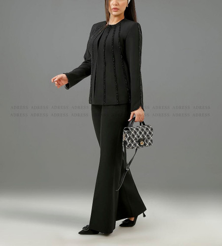 خرید و قیمت کت و شلوار سنگدوزی شده