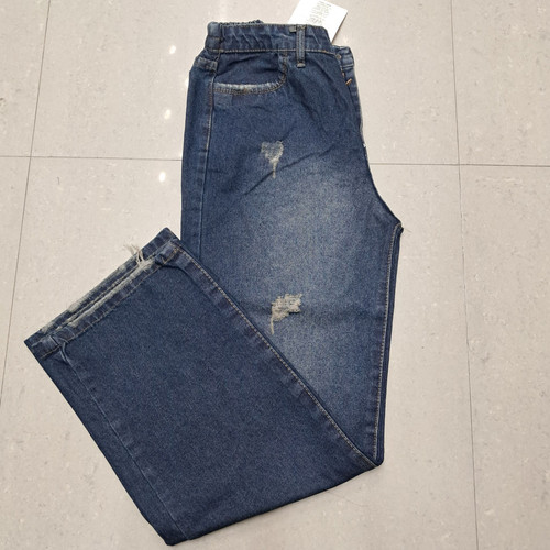 شلوار جین نیم بگ جکپات سرمه ای