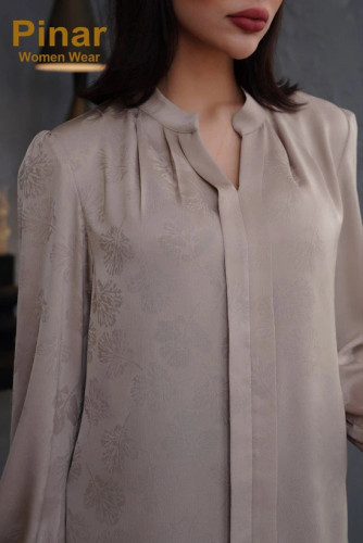 خرید و قیمت شومیز جلو بسته طرحدار