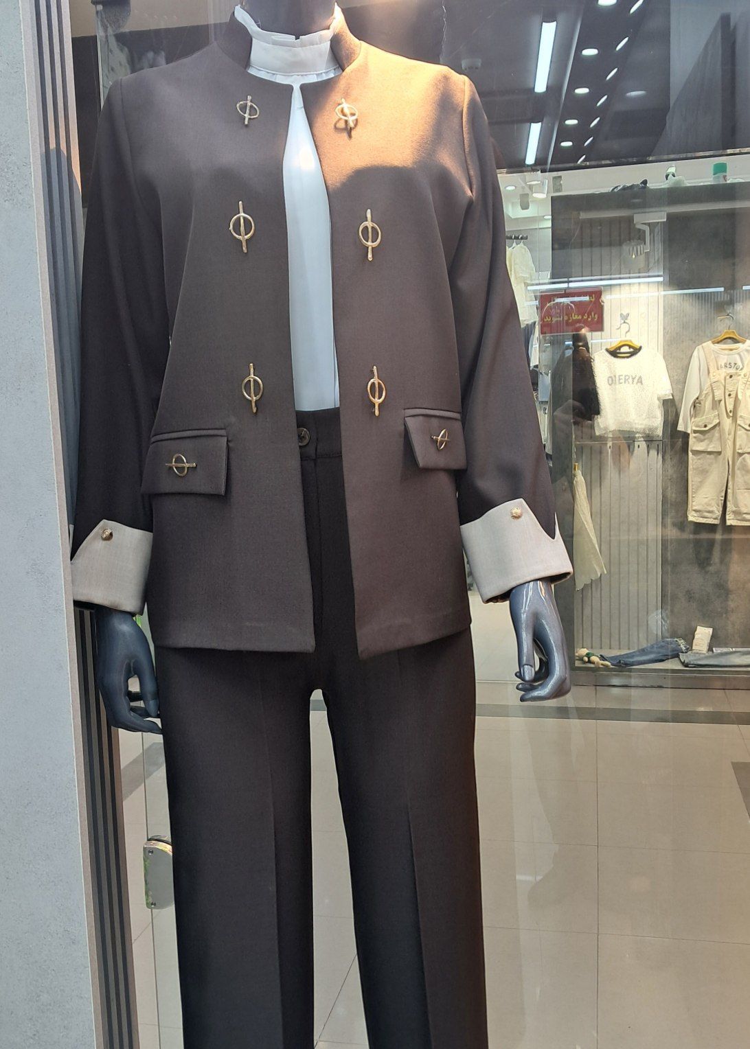 ست کت و شلوار زنانه با خرجکار جدید