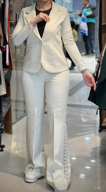 کت و شلوار زنانه مجلسی با تخفیف عالی