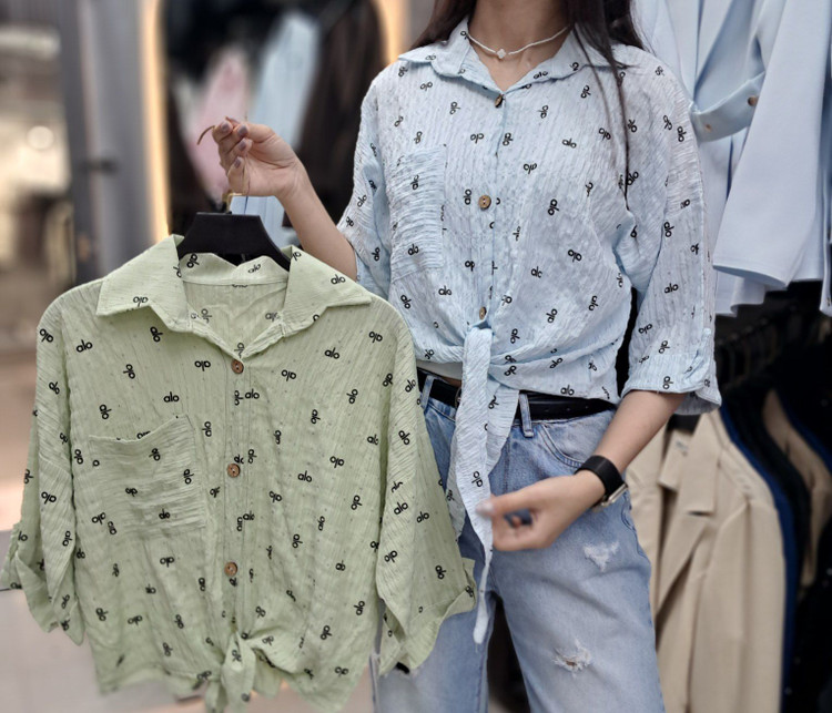 قیمت و خذید شومییز گره ای