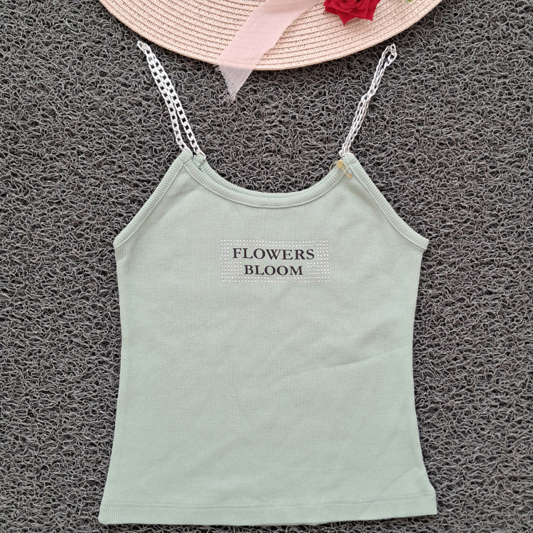 تاپ سبز پاستلی