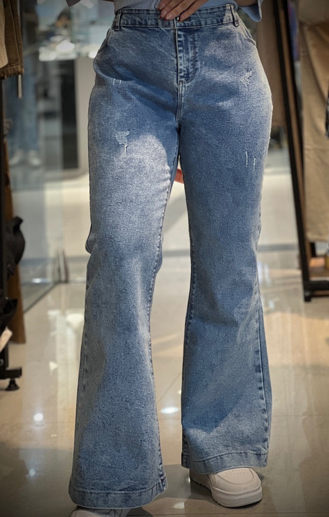 خرید و قیمت شلوار جین زنانه ابی برفکی