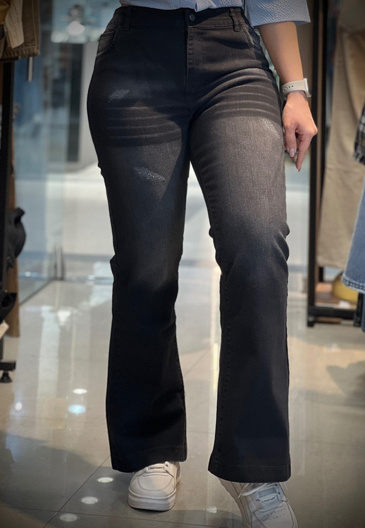 شلوار جین زنانه زغالی سایه دار