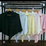 شومیز گره ای رنگ پاستیلی
