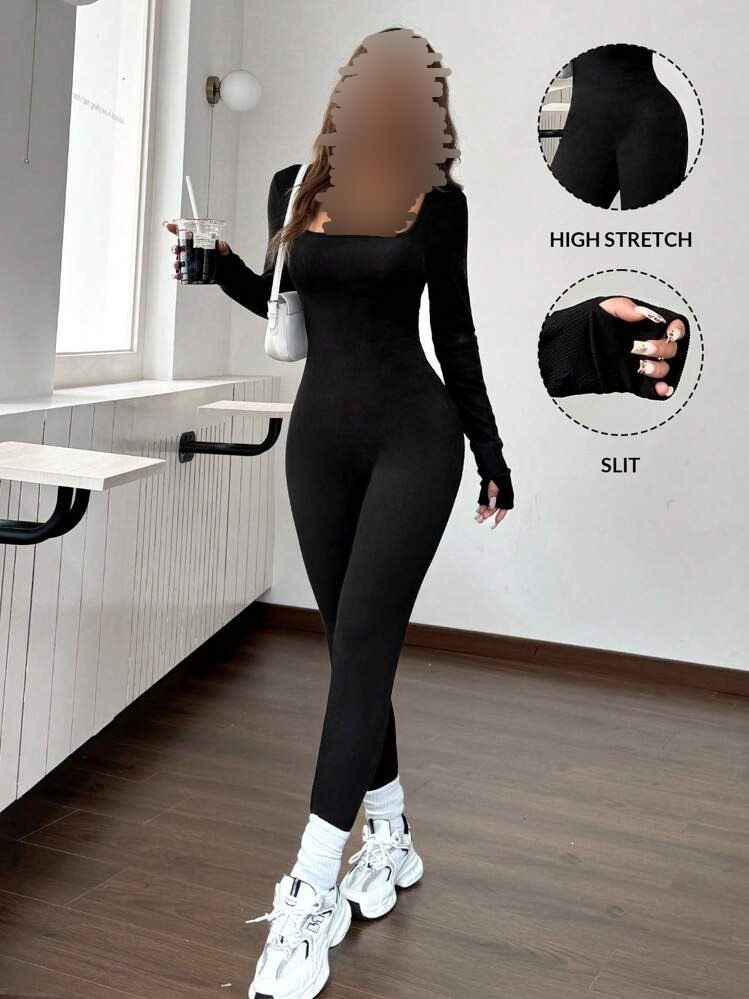 اورال فینگردار ورزشی زنانه مدل سیملس یقه خشتی
