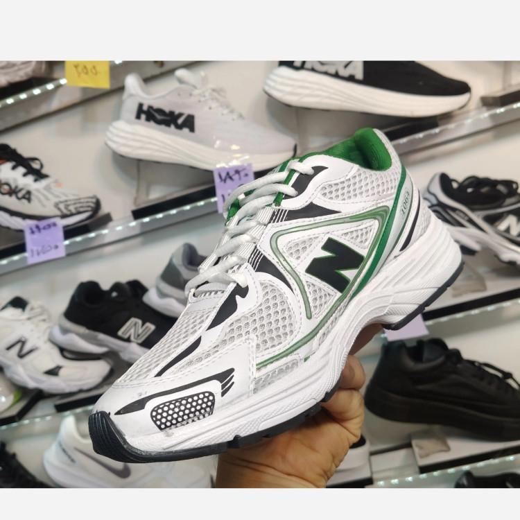 کفش اسپرت مردانه نیوبالانس سفید سبز سایز 41 تا 44