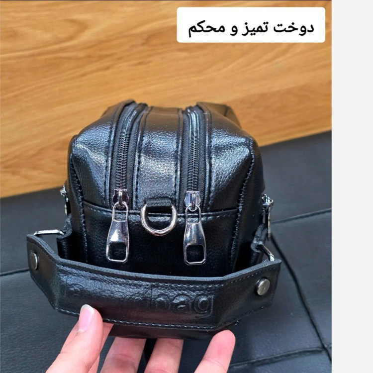 کیف دستی دوشی مردانه چرم وارداتی شوزبگ