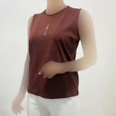 تاپ زنانه نخ پنبه چاپدار کد 1373
