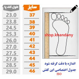 کالج چرم مردانه مدل لئو مشکی طرح دار با زیره PU