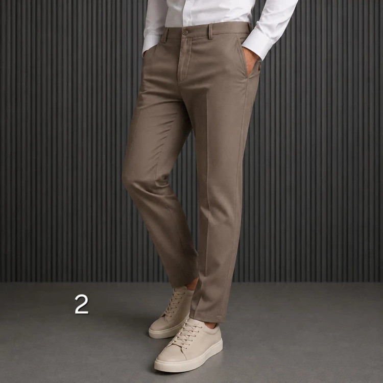 شلوار پارچه ای کلاسیک مردانه نخی سوزنی