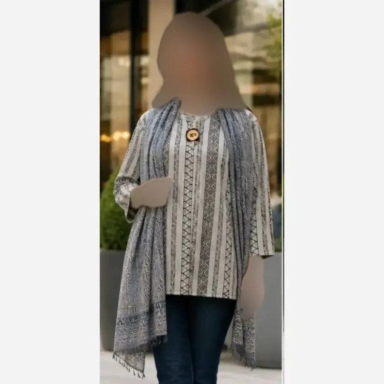 تونیک قواره دار سنتی تسلا 😍❤️🌸