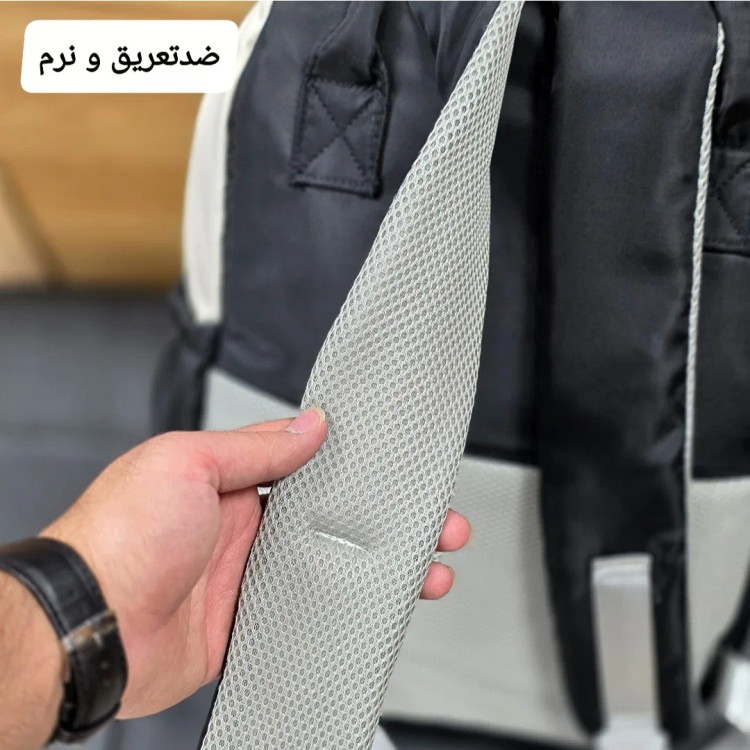 کوله پشتی مدرسه رنگی ضد آب مناسب دبستان و راهنمایی ارتفاع 40 سانتیمتر