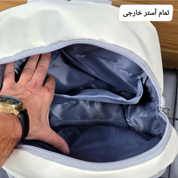 کوله پشتی مدرسه رنگی ضد آب مناسب دبستان و راهنمایی ارتفاع 40 سانتیمتر
