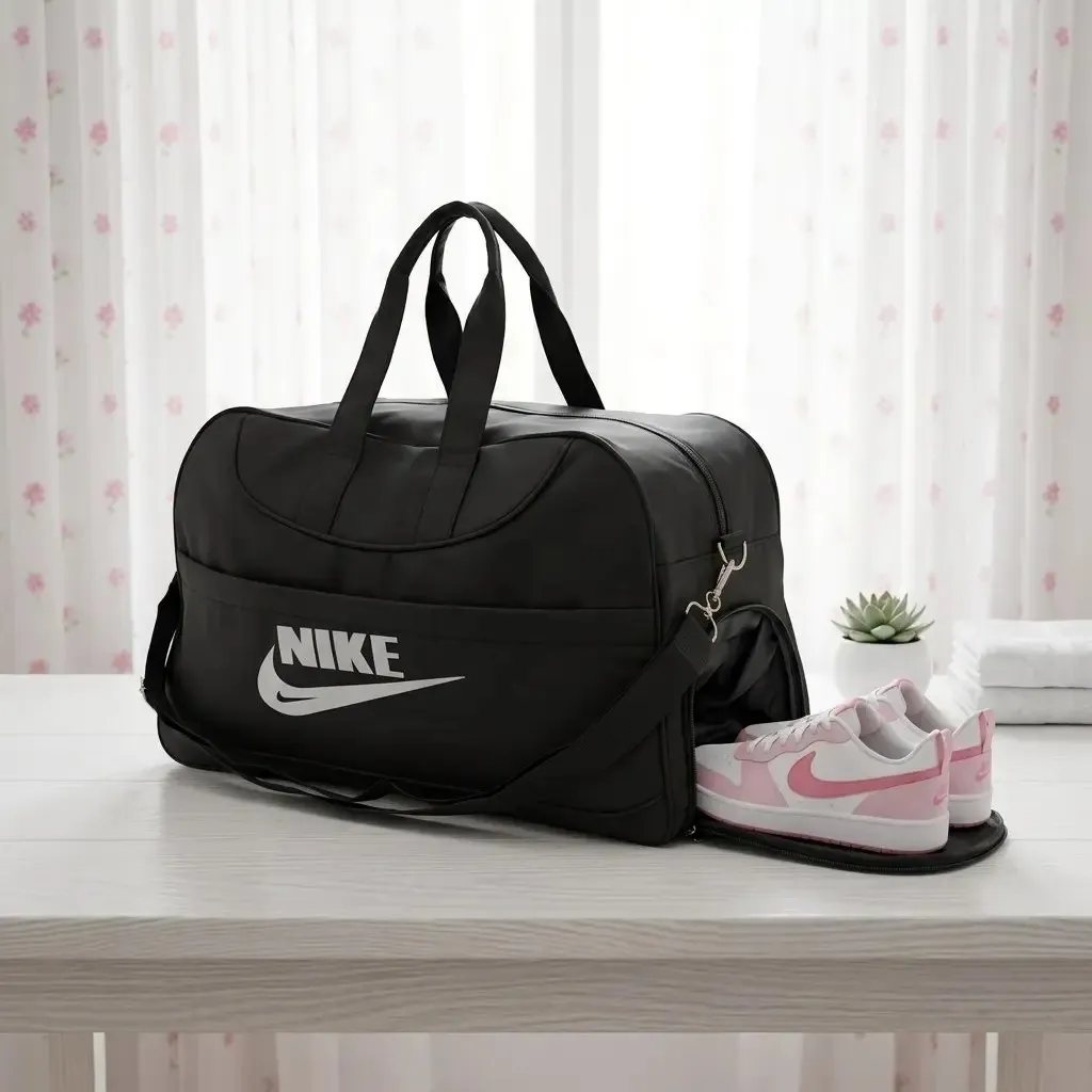 ساک ورزشی مسافرتی اسپرت پارچه ای بند دار جیب دار