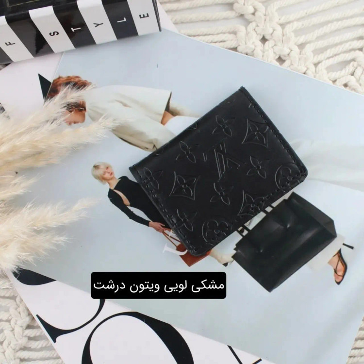 جاکارتی چرم مصنوعی روزمره دکمه ای