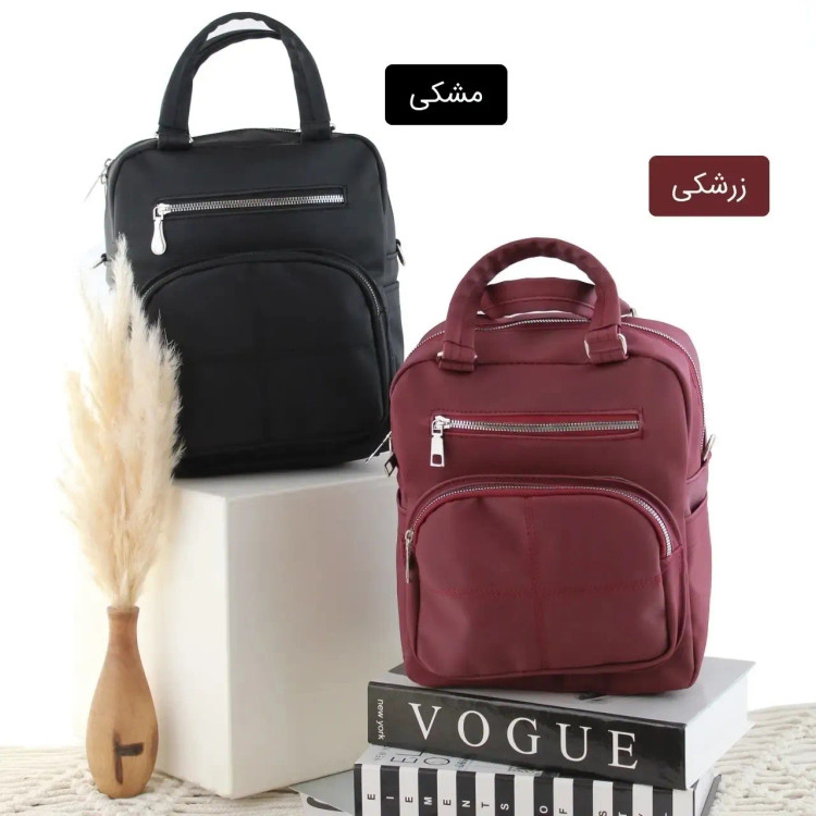 کیف زنانه چرم مصنوعی اسپرت و روزمره ابعاد 30 در 25 سانتیمتر