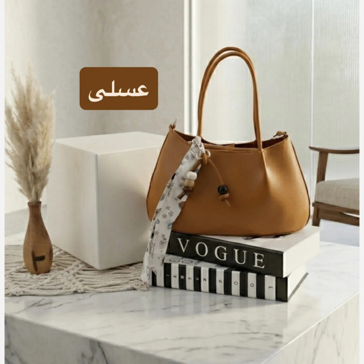 کیف زنانه چرم مصنوعی روزمره و مهمانی مدل سه بند