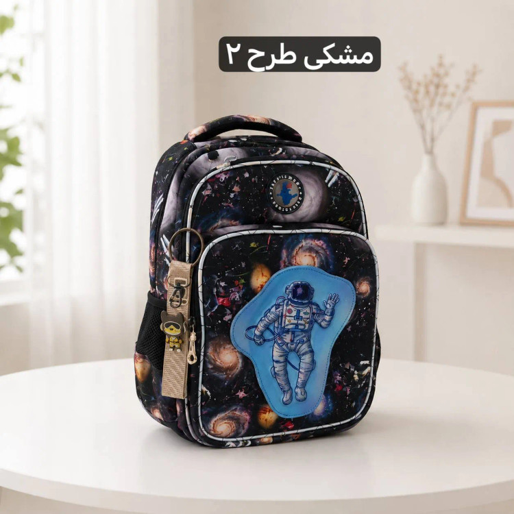 کوله پشتی طرحدار بچگانه و مدرسه ای ابعاد 40 در 35 سانتیمتر