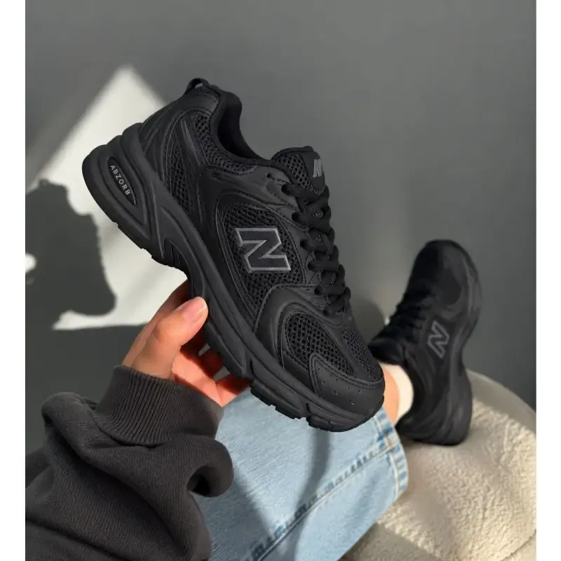 کفش اسپرت مردانه بزرگپا نیوبالانس 530 مشکی زیره پیو